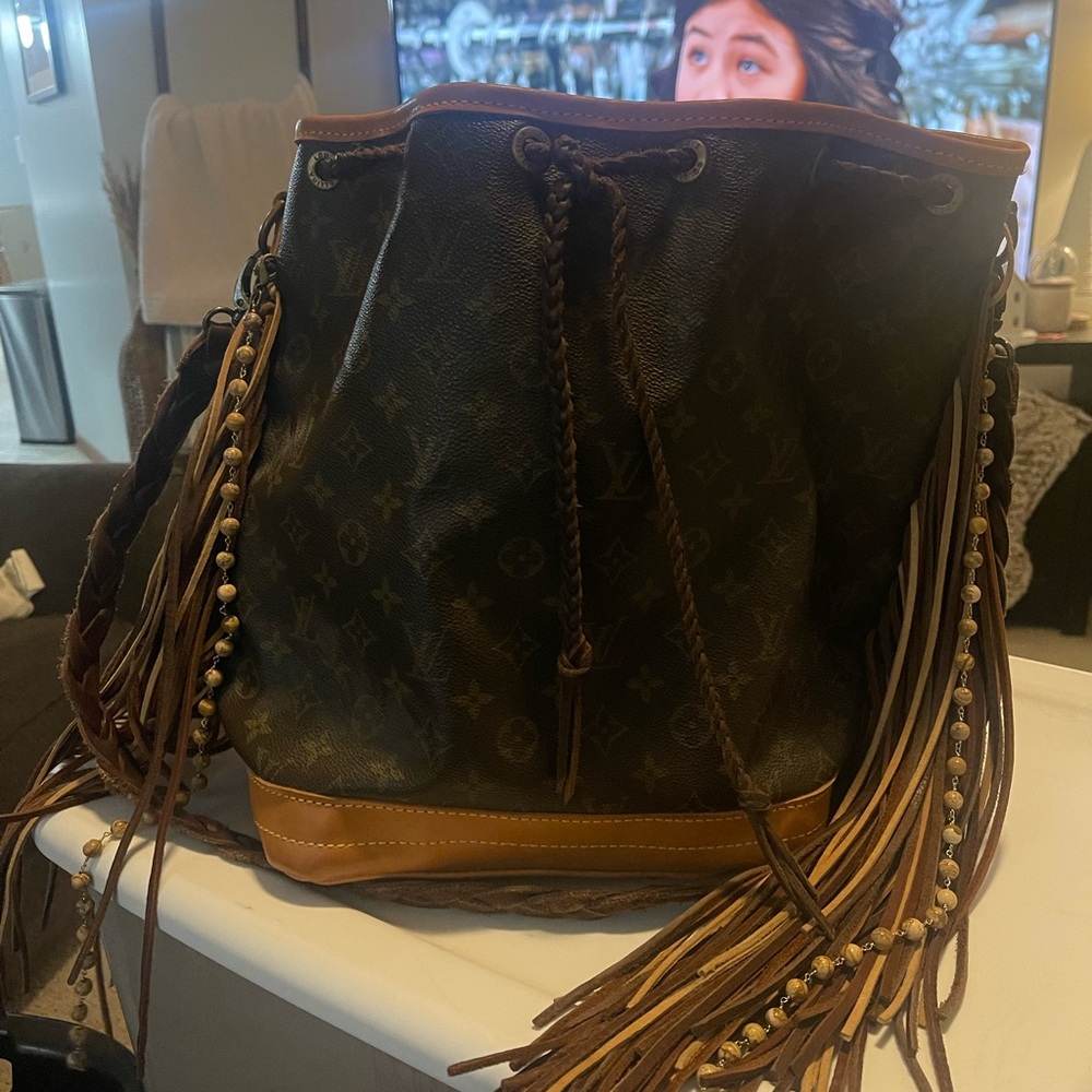 Vintage boho LV bag